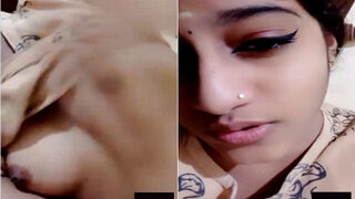 Cute Mallu Girl Shows Her Boobs And Pussy Part 1 | Viral MMS