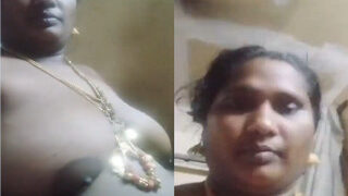 Horny Tamil Wife Shows Her Boobs And Pussy | Viral MMS