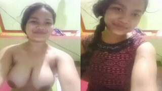 Desi Girl Shows Her Big Boobs | Viral MMS
