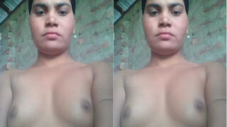 Desi Village Bhabhi Shows Her Boobs And Pussy Part 3 | Viral MMS