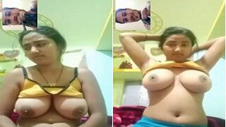 Desi Bhabhi Shows Boobs On Vc | Viral MMS