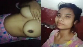 Desi Village Girl Shows Boobs | Viral MMS