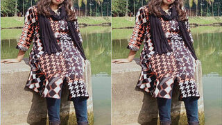 Desi Village Girl Shows Her Boobs On VC Part 1 | Viral MMS