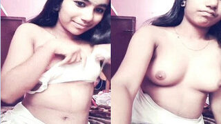 Cute Mallu Girl Shows Boobs | Viral MMS