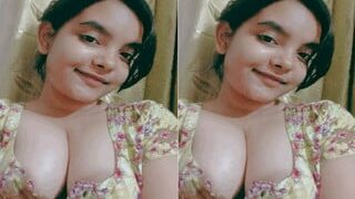 Desi Girl Shows Her Boobs | Viral MMS