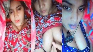 Sexy Desi Girl Shows Her Boobs And Pussy Part 2 | Viral MMS