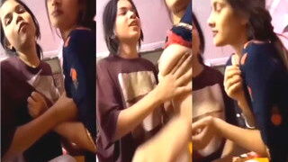Desi Lesbo Girl Shows Boobs | Viral MMS
