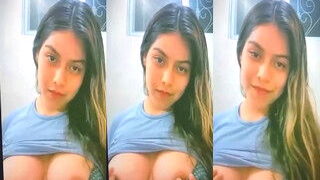 Sexy Desi Girl Shows Her Boobs | Viral MMS