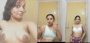 Sexy Desi Girl Shows For Lover | Viral MMS