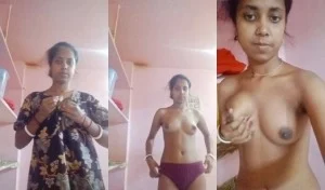 Desi Boudi Striping And Shows Nude Body | Viral MMS