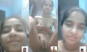 Horny Desi Girl Shows Fingering On VC | Viral MMS