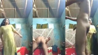 Desi Vlg Bhabhi Striping And Fuycking With Lover | Viral MMS