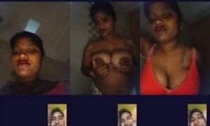 Sexy Desi Bhabhi Shows Boobs On VC | Viral MMS