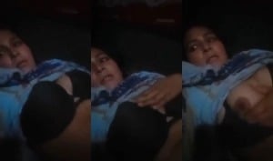 Horny Paki Bhabhi Shows Boobs | Viral MMS